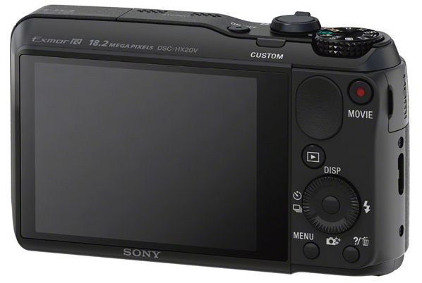 Sony HX20V back