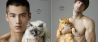 Schattige fotoserie: kattenkopjes en mannen